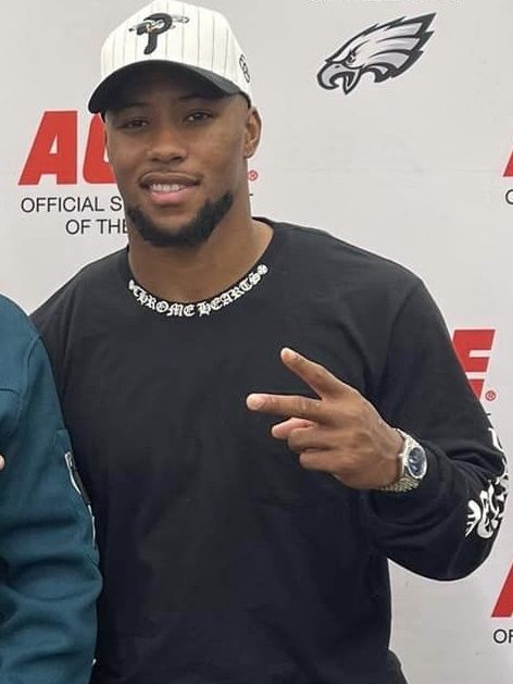 Saquon Barkley at Sei Less, Midtown Manhattan