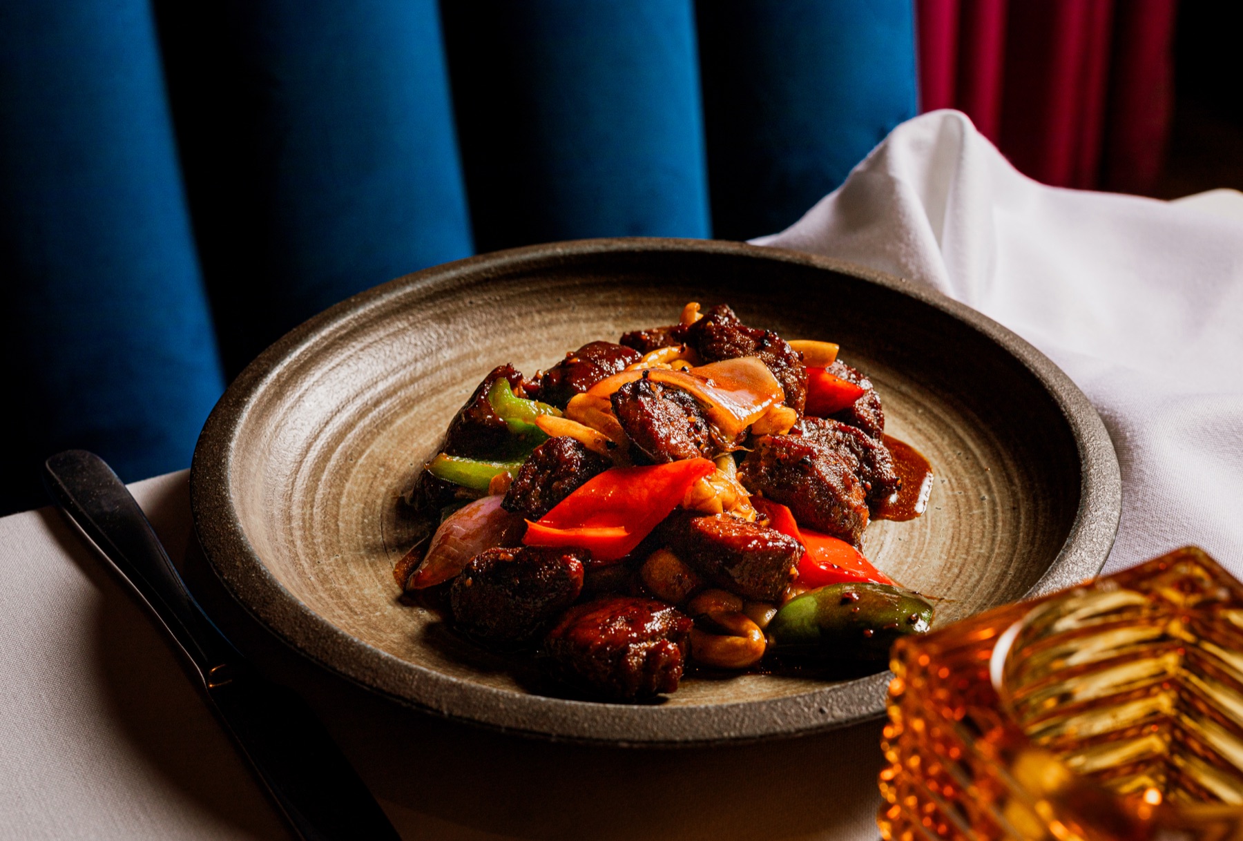 Black pepper beef served for Restaurant Week at Sei Less