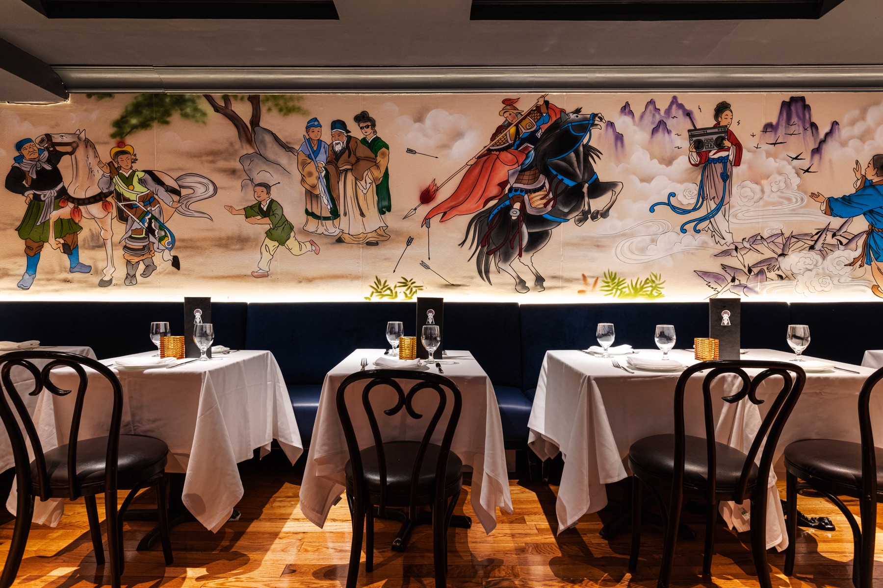 The bar lounge at Sei Less